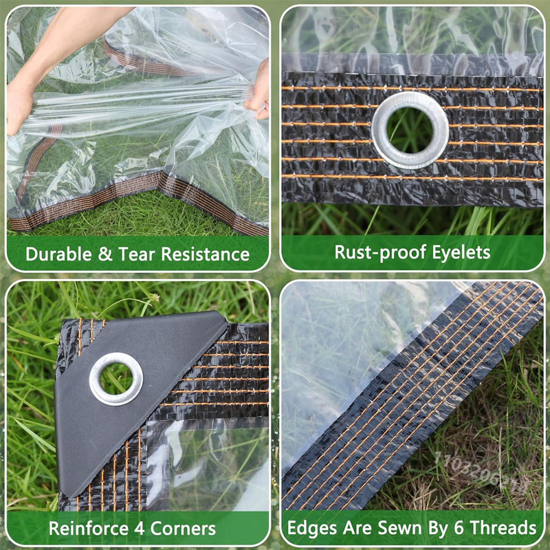Transparent Outdoor Tarpaulin  - Outdoor Camping Dog Fence ulasan dan harga