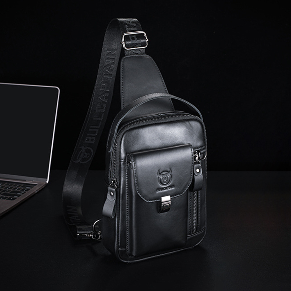Genuine Leather Sling Bag for  - Travel Outdoor Camping Youtube ulasan dan harga