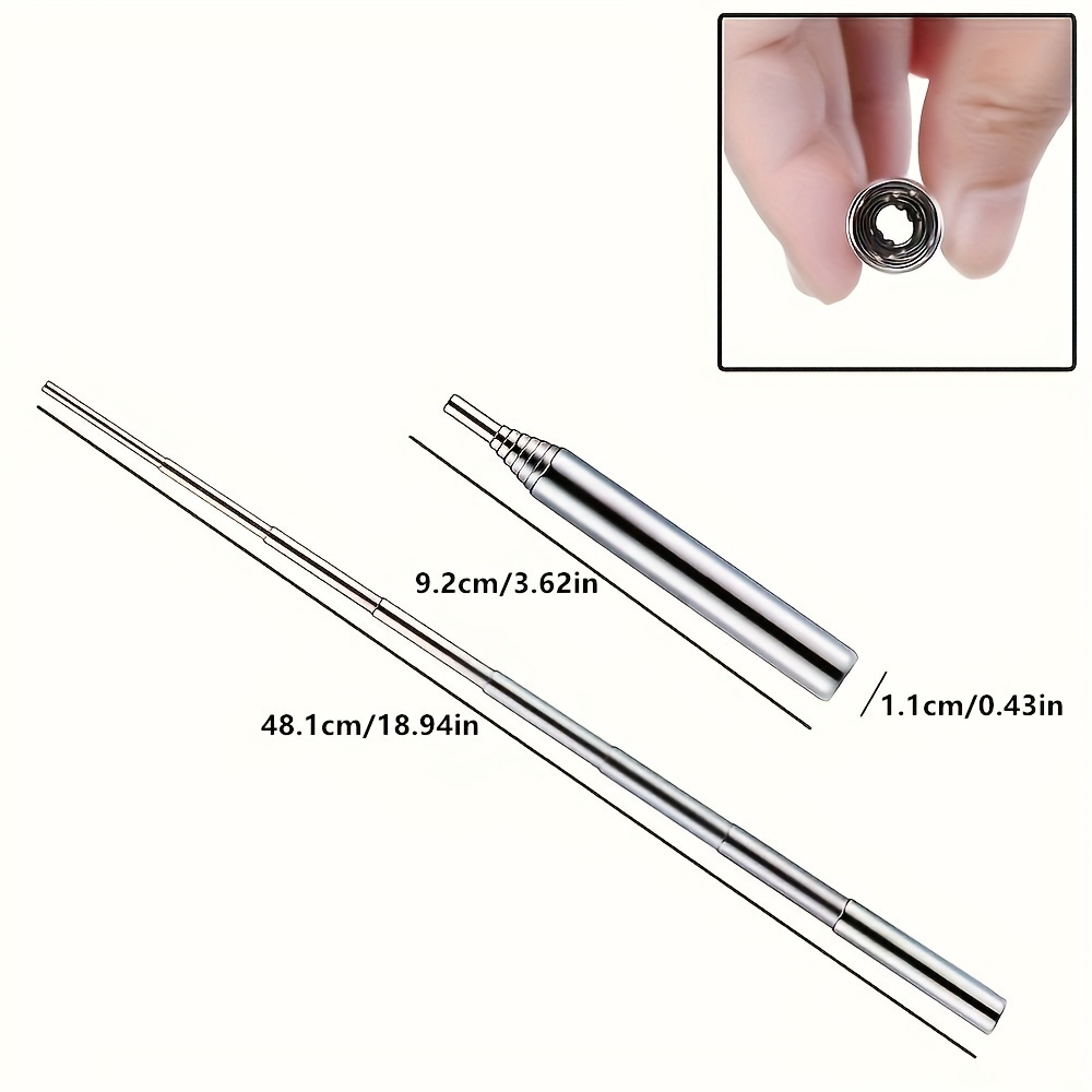 2pcs Stainless Steel Fire Blow - Travel Outdoor Camping Youtube ulasan dan harga
