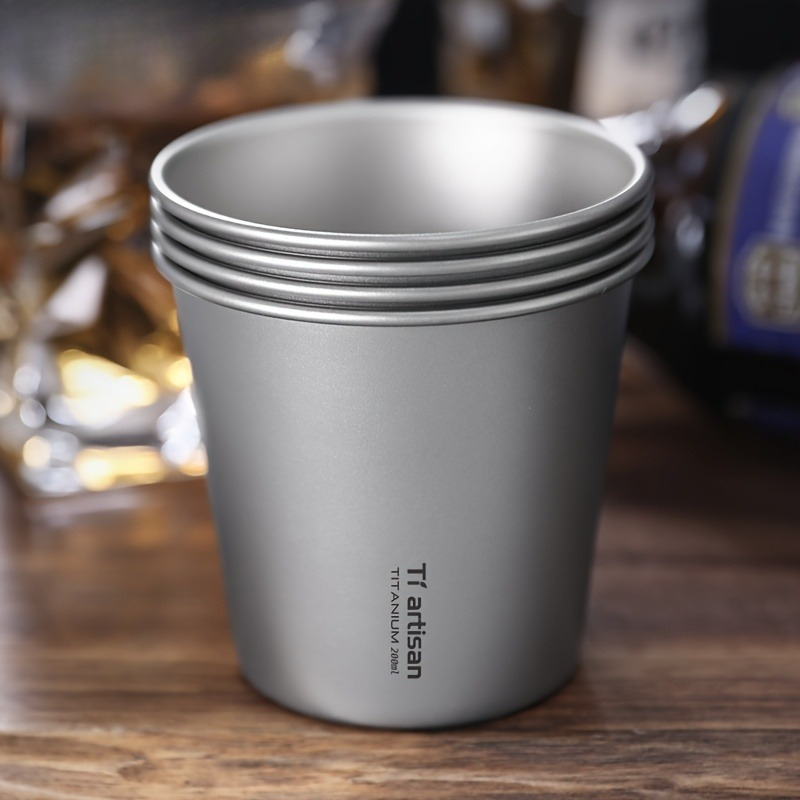 200ml Titanium Single-layer Ou - Camping Quiet ulasan dan harga