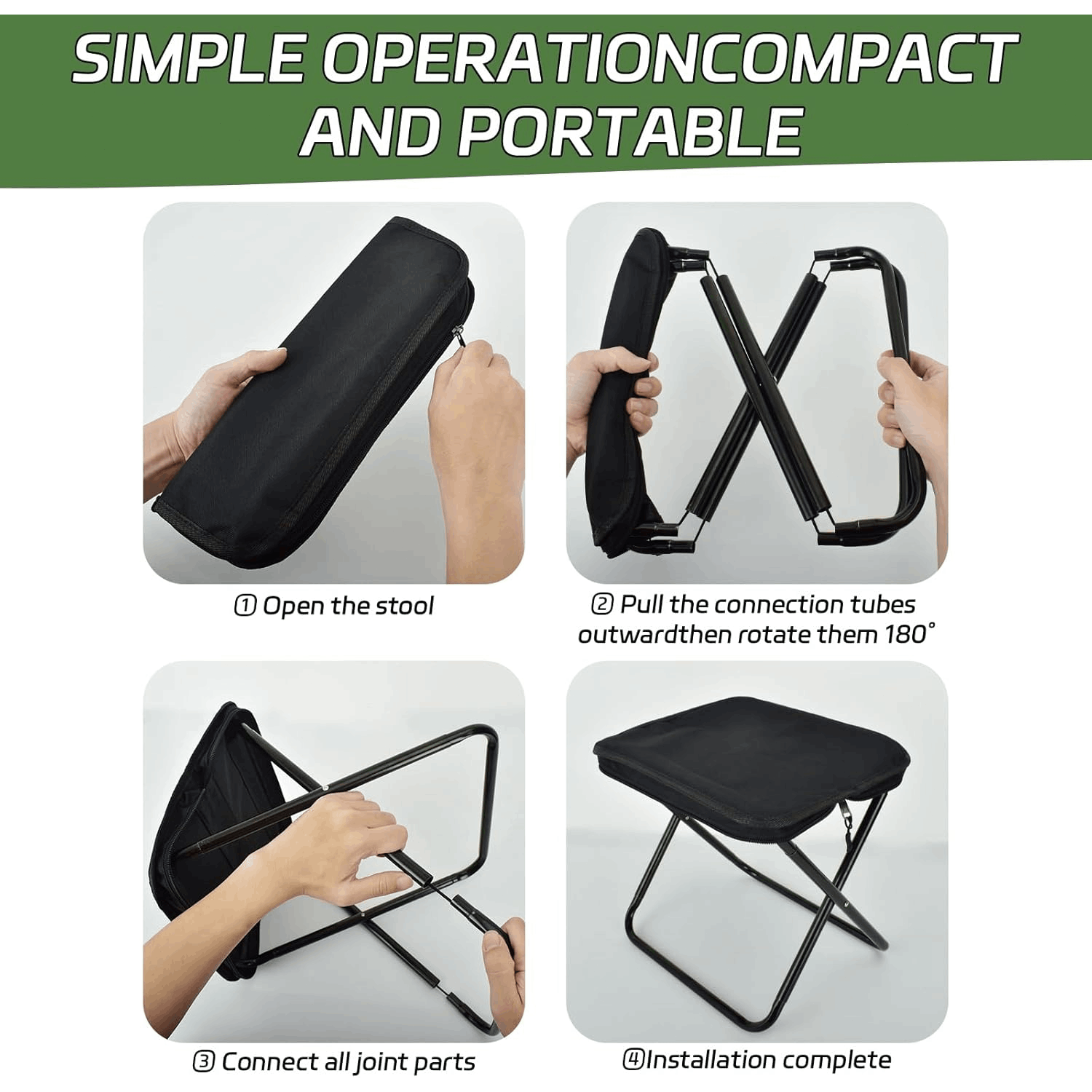 [Portable Folding Chair] Light - Outdoor Camping Table And Chairs ulasan dan harga