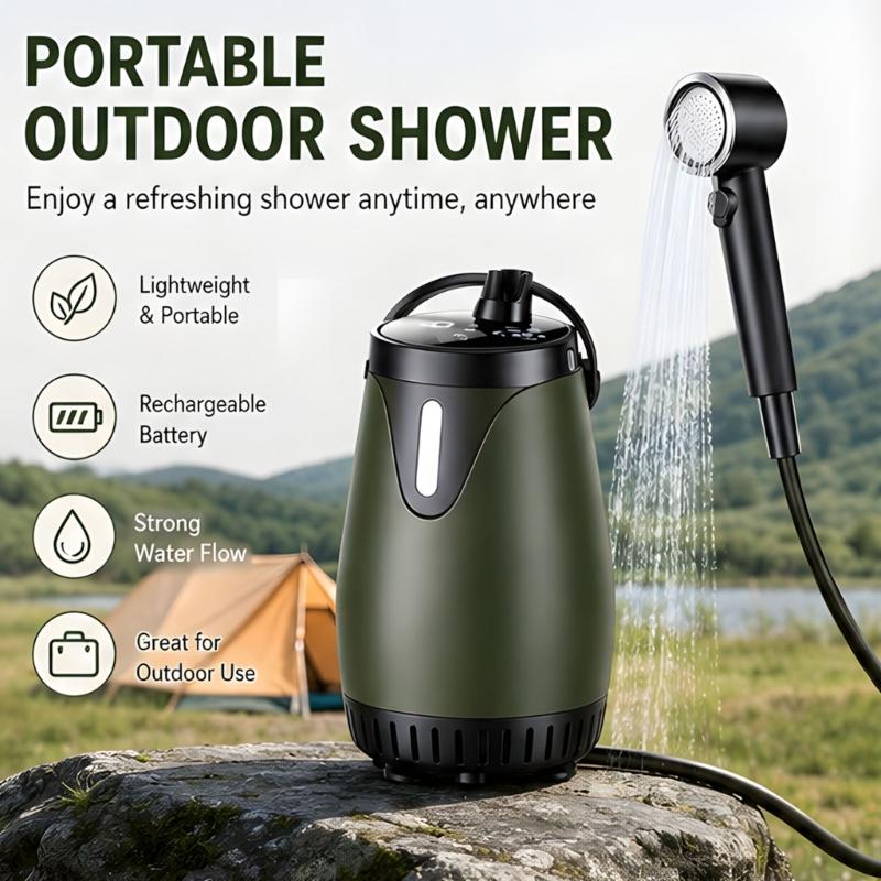 Lightweight Outdoor Shower Uni - Travel Outdoor Camping Youtube ulasan dan harga