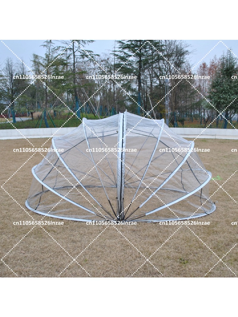 Durable 8-Person Transparent D - Outdoor Camping Dome ulasan dan harga