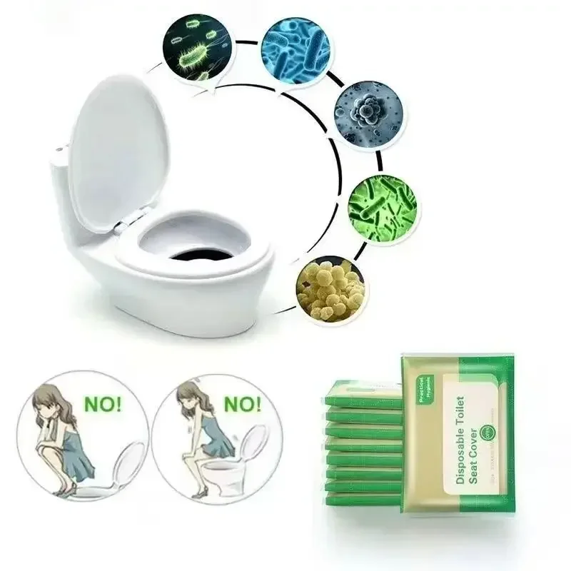 10-300pcs Disposable Toilet Se - Portable Camp Toilet ulasan dan harga